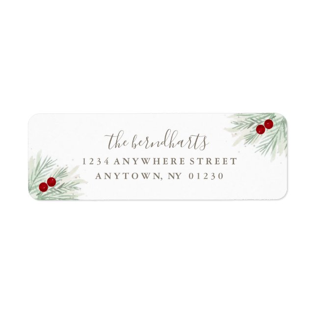 Étiquette de l'adresse de retour des vacances *Soy (Devant)