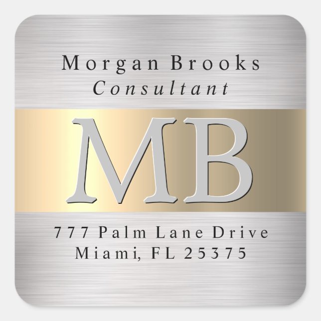 Étiquette de l'adresse de retour do-it-yourself, a (Devant)