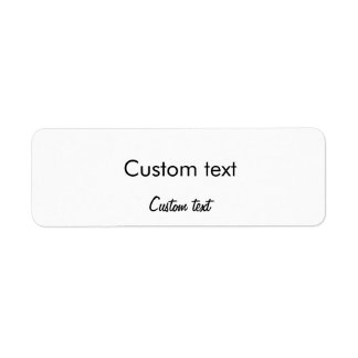 Étiquette de l'adresse de retour du petit sticker