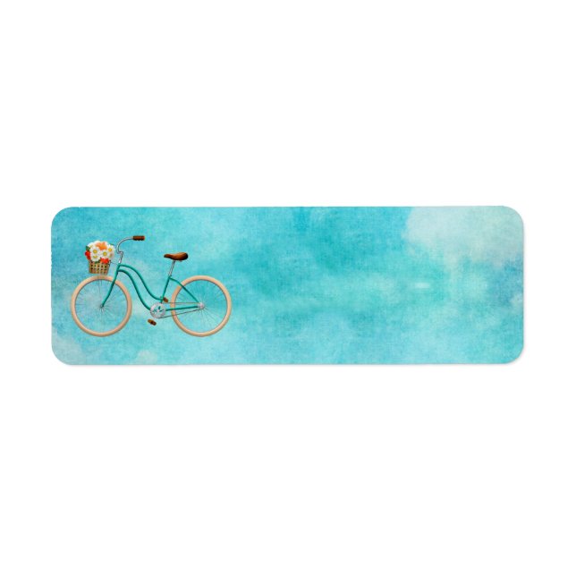 Étiquette de l'adresse de retour du vélo (Devant)