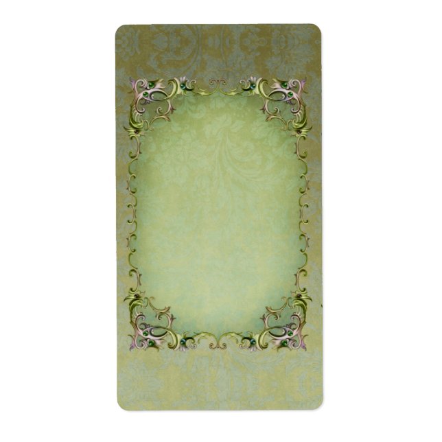 Étiquette de l'apothecaire de Spring Brocade (Devant)