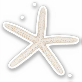 Étiquette de l'autocollant Starfish