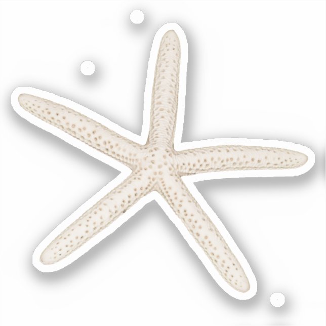 Étiquette de l'autocollant Starfish (Recto)