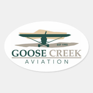 Étiquette de l'aviation Goose Creek