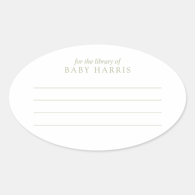 Étiquette de livre (Devant)