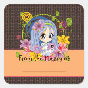 Étiquette de livre de fae Dragon