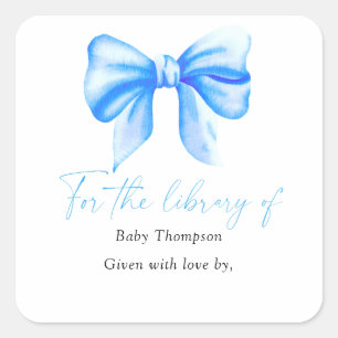 Étiquette de livre pour Baby Shower - Livres pour