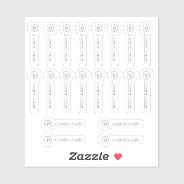 Étiquette de logo et de texte de scellage de sécur (Feuille)