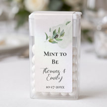 Étiquette de mariage à l'olive italienne aquarelle