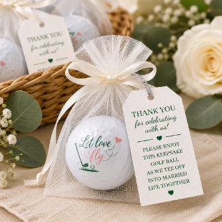 Étiquette de mariage Balle de Golf | Cadeau de rem