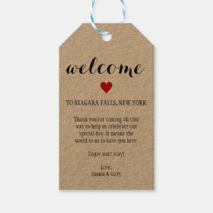 Étiquette de mariage de destination des invités de