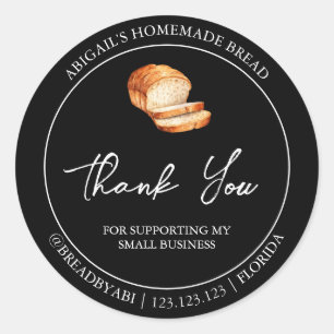 Étiquette de Merci de pain maison simple