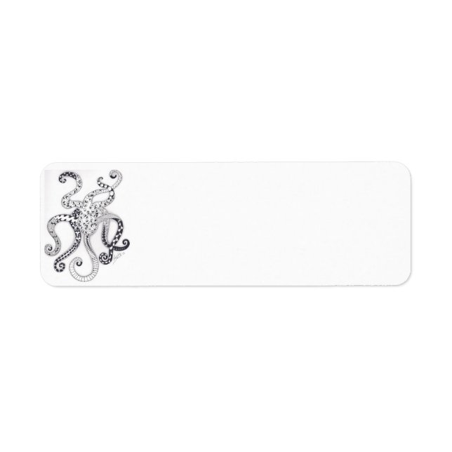 Étiquette de messagerie octopus (Devant)
