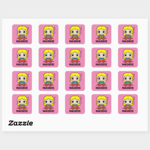 Étiquette de mini-superfille personnalisé