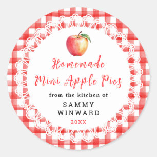 Étiquette de Mini tarte aux pommes maison
