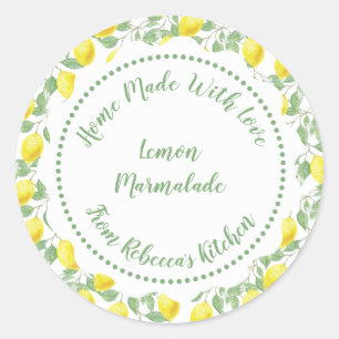 Étiquette de mise en conserve de confiture maison