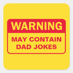Étiquette de mise en garde de papa