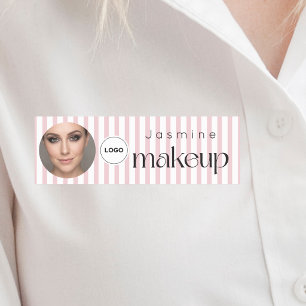 Étiquette de nom de professionnel de la beauté MUA