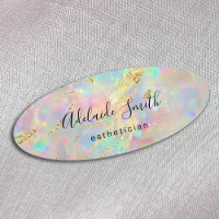 étiquette de nom des veines opal et faux or