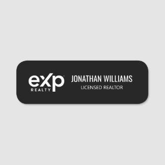 Étiquette de nom EXP Realty