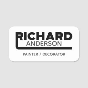 Étiquette de nom Richard