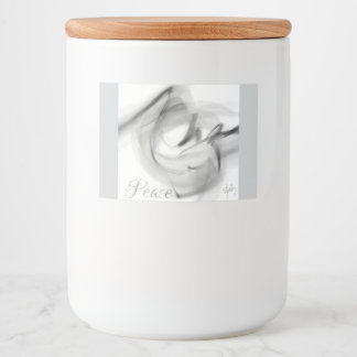 Étiquette de Peace Canister