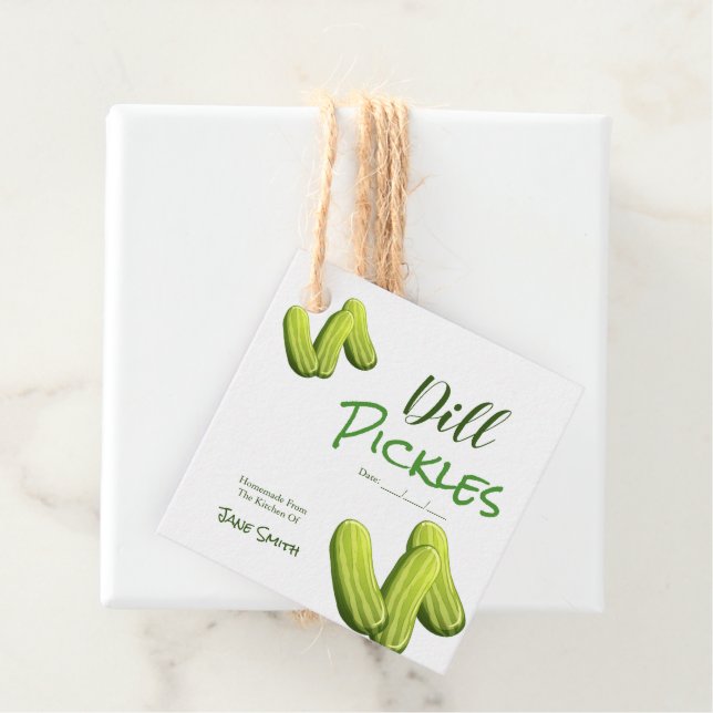 Étiquette de pot de canne à collage fait maison (En situation)