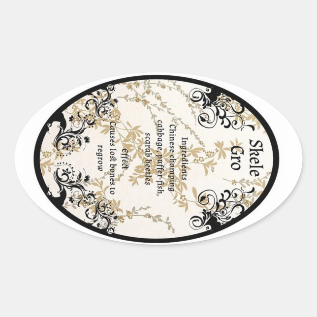 Étiquette de potion Skelegro (Devant)