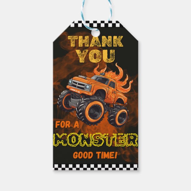 Étiquette de préférence du camion Monster (Devant)