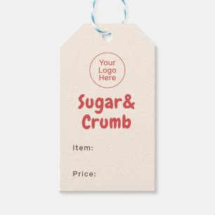 Étiquette de prix de boulangerie audacieuse et prê