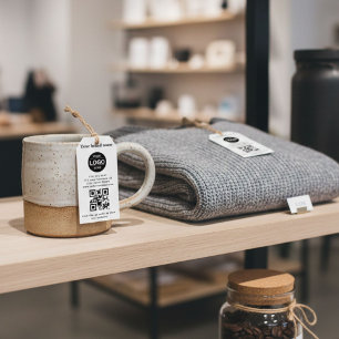 Étiquette de prix de logo d'entreprise Tag Hang