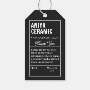 Étiquette de prix de produit de typographie rétro