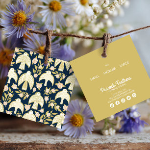 Étiquette de prix de vêtements mignons Falcons & R