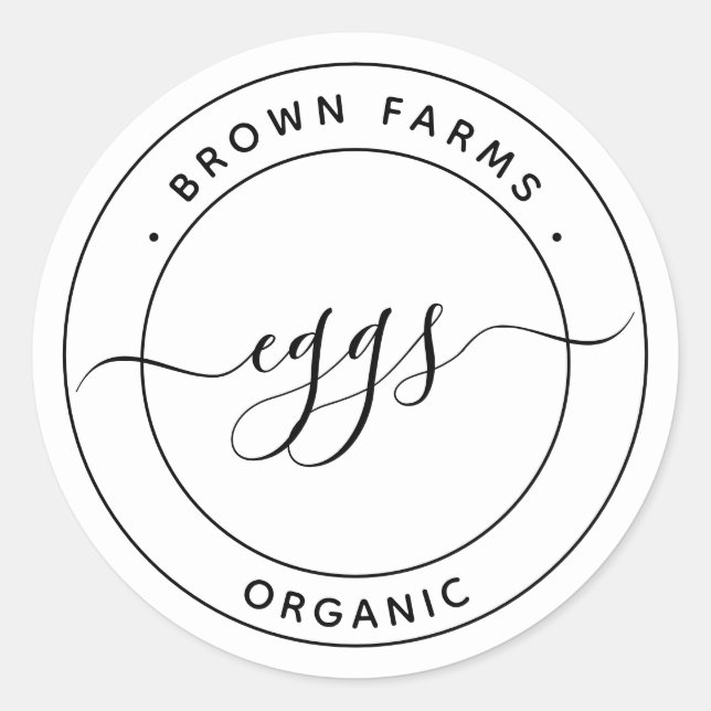 Étiquette de produit (Devant)