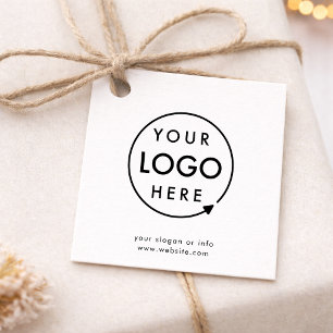 Étiquette de produit avec logo Étiquettes cadeau