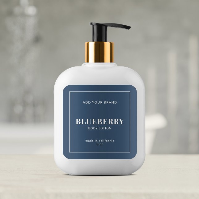 Étiquette de produit couleur modifiable à bordure  (Créateur téléchargé)