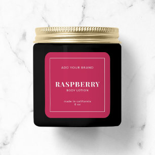 Étiquette de produit couleur modifiable à bordure