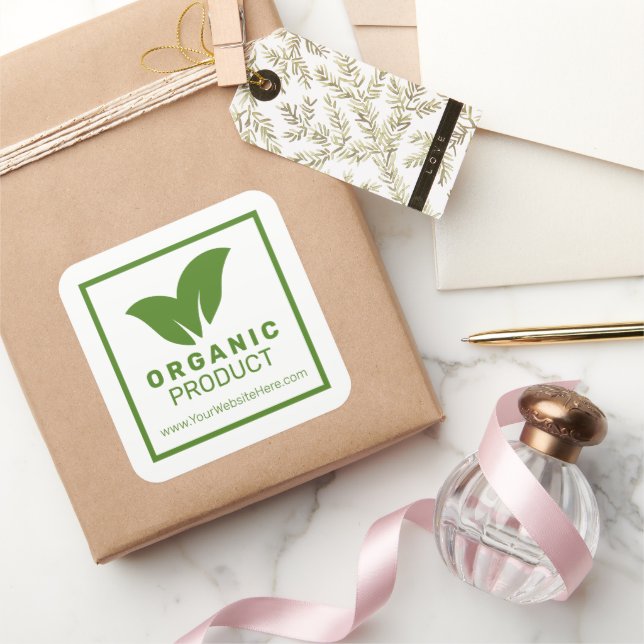 Étiquette de produit écologique écologique bio (Cadeaux)