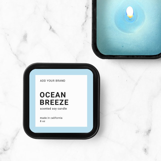 Étiquette de produit minimaliste moderne de couleu (Créateur téléchargé)