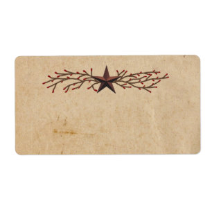 Étiquette de produit Primitive Star