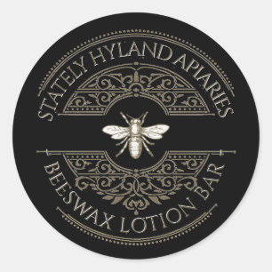 Étiquette de produit Vintage de savon ou de lotion