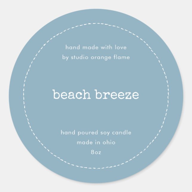 Étiquette de produits de cosmétique à la frontière (Devant)