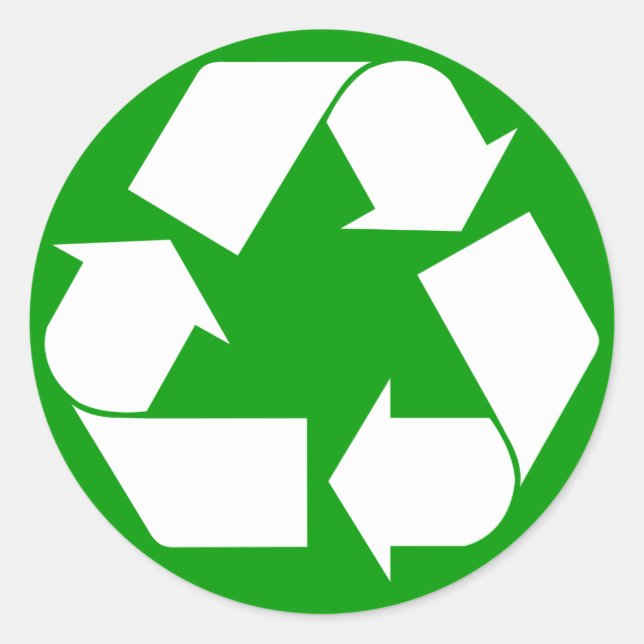 Étiquette de recyclage (Devant)