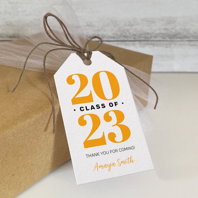 Étiquette de remerciement de remise de diplôme sim (Créateur téléchargé)