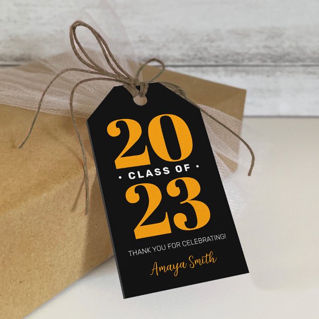 Étiquette de remerciement de remise de diplôme sim (Créateur téléchargé)