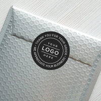 Étiquette de remerciement personnalisée avec logo