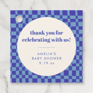 Étiquette de remerciement pour baby shower personn