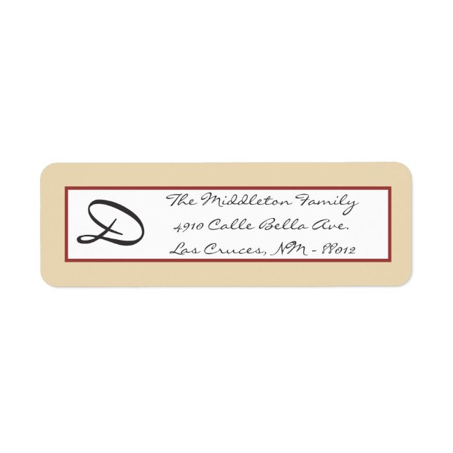 étiquette de retour Burberry Plaid Fabric de 0,75  (Devant)