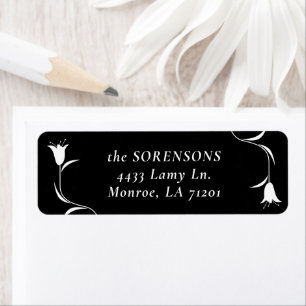 Étiquette de retour du MARIAGE TULIP BLANC MOD