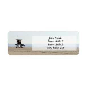 Étiquette de retour Lonely Beach